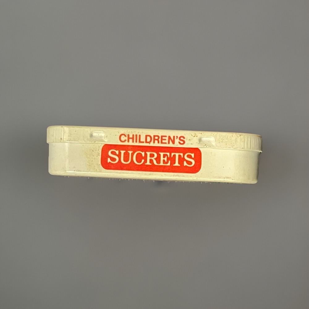 VTG Scucrets Children's Cherry Flavor Tin Can - Picture 3 of 4